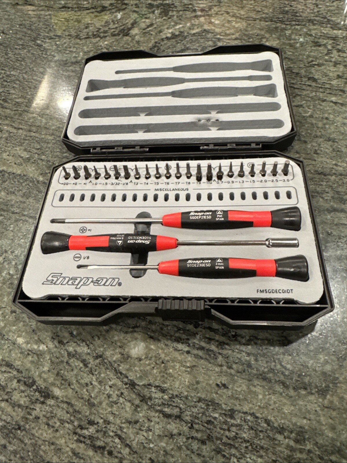 Snap On Sgdec25rk 25 pc mini electronic bit screwdriver set