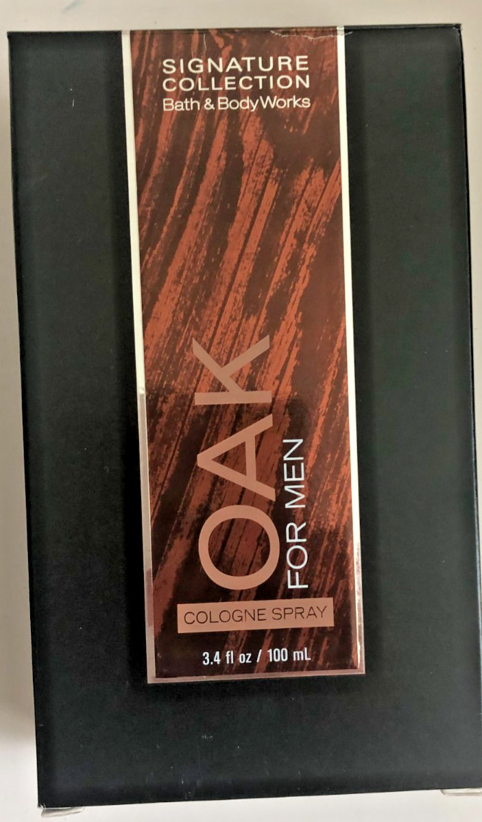 NEW Bath & Body Works OAK Signature Collection Cologne Spray 3.4 oz NEW Bath & Body Works OAK Signature Collection Cologne Spray 3.4 oz