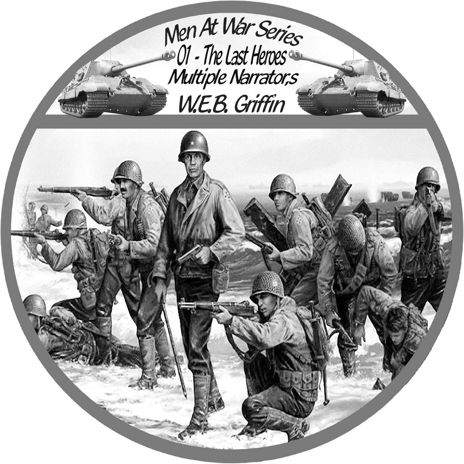 W.E.B. Griffin :: Men At War Series 7 audio books on 7`Mp3 Cs W.E.B. Griffin :: Men At War Series 7 audio books on 7`Mp3 Cs