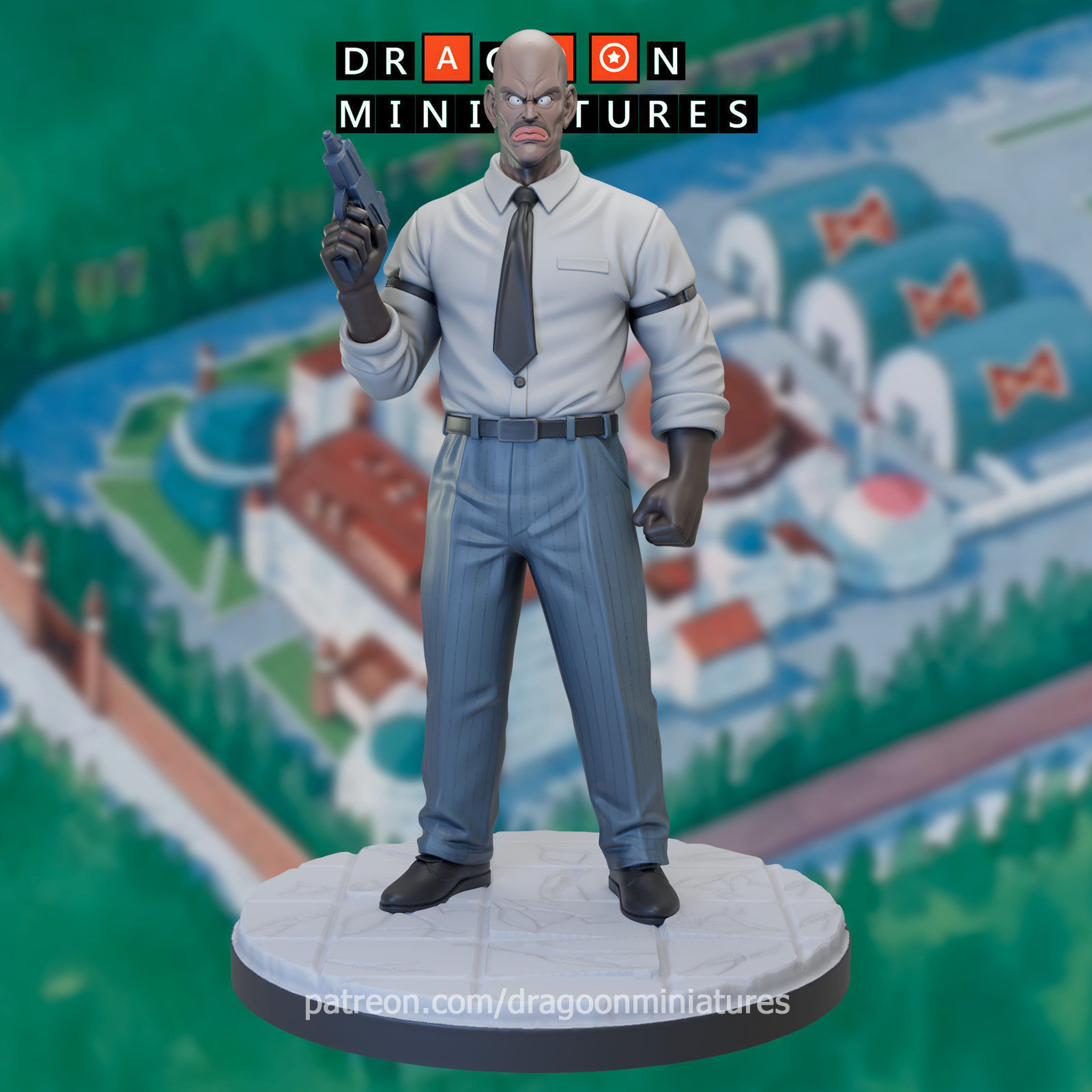 Dragon Ball Red Ribbon Army Pack 2 General Blue Staff Officer Black 32mm Resin Dragon Ball Red Ribbon Army Pack 2 General Blue Staff Officer Black 32mm Resin