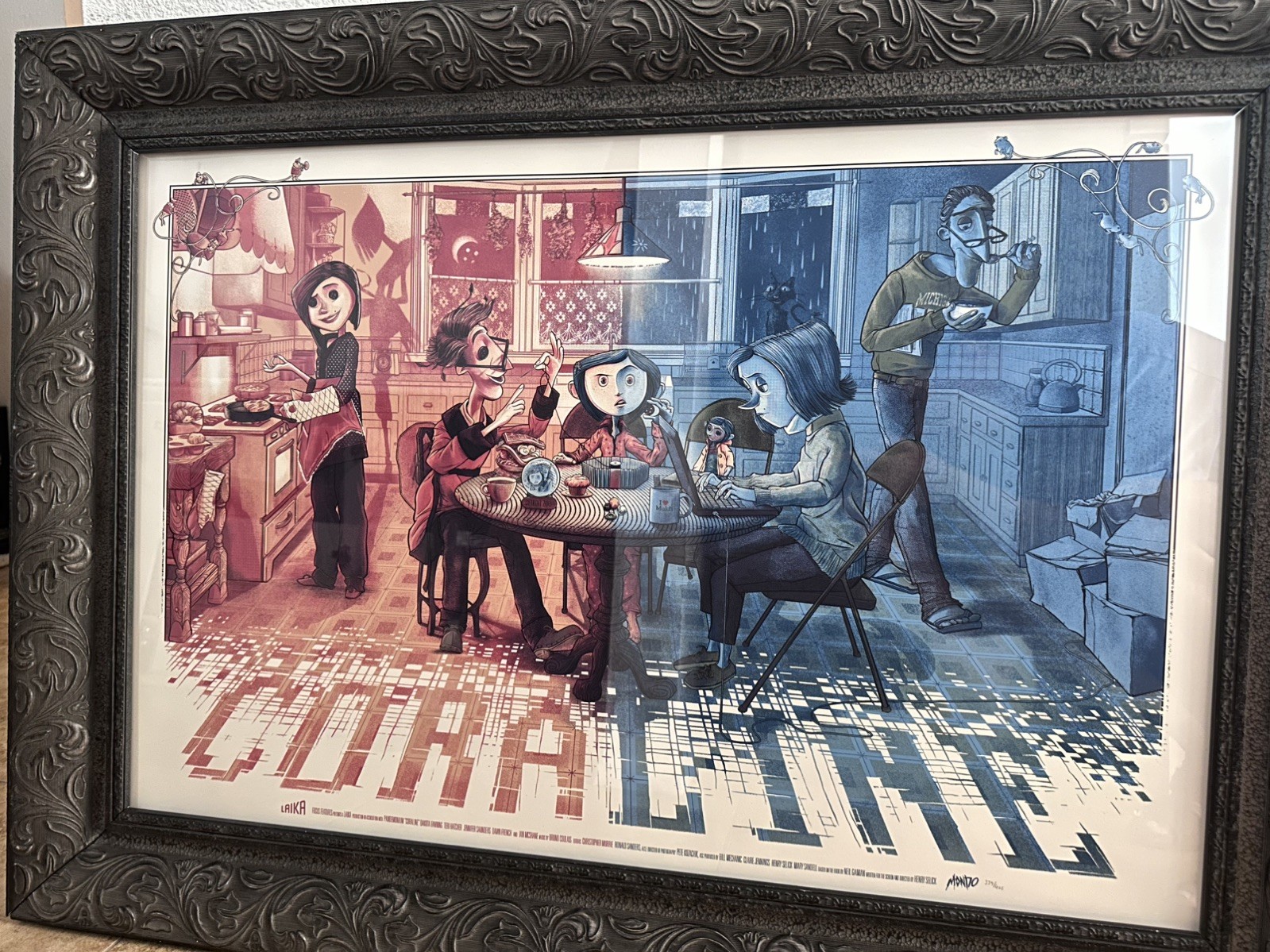 RARE Mondo x LAIKA “Coraline” 2018 - Screen Print Poster – Numbered #339/425 RARE Mondo x LAIKA “Coraline” 2018 - Screen Print Poster – Numbered #339/425