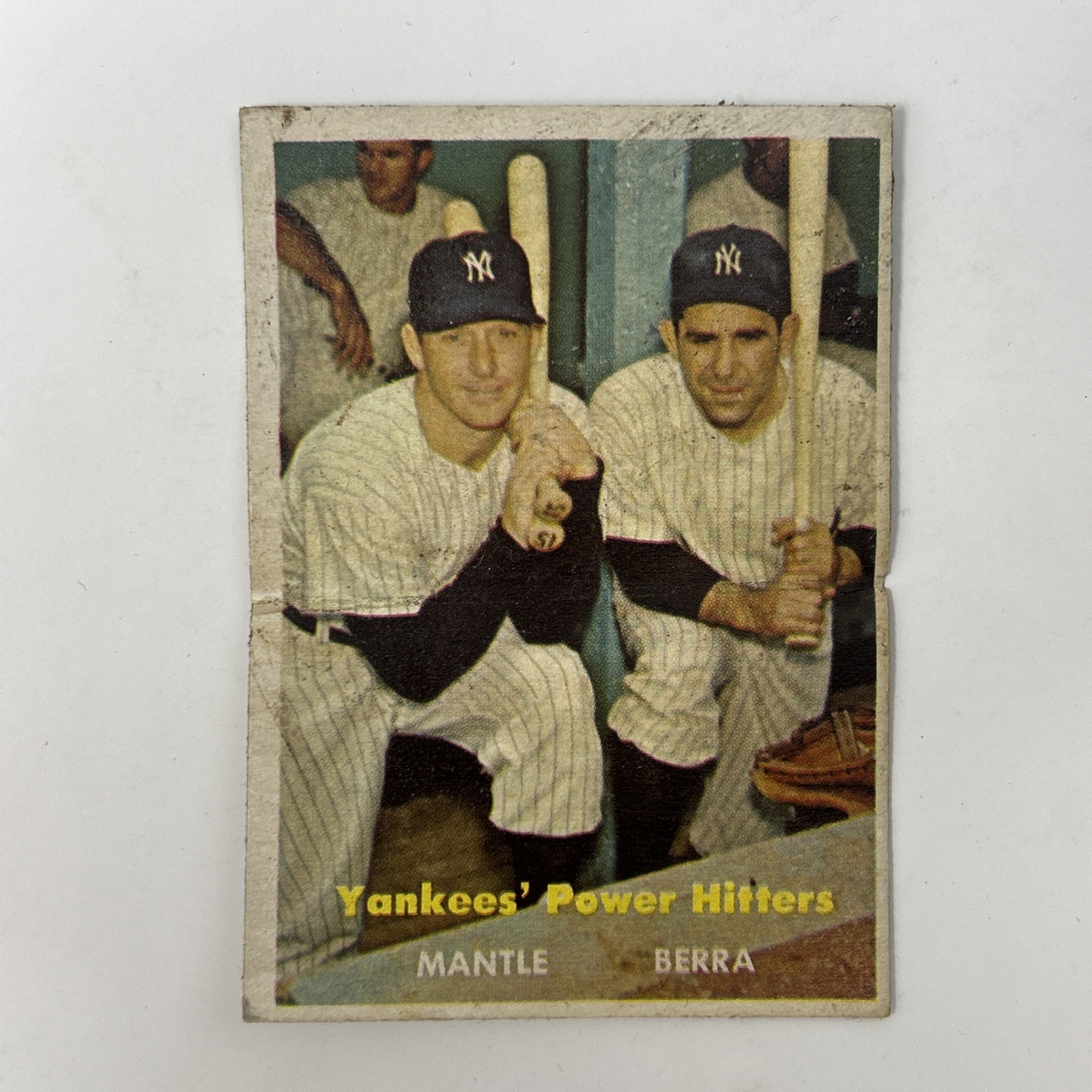 1957 Topps - Mickey Mantle, Yogi Berra #407 1957 Topps - Mickey Mantle, Yogi Berra #407