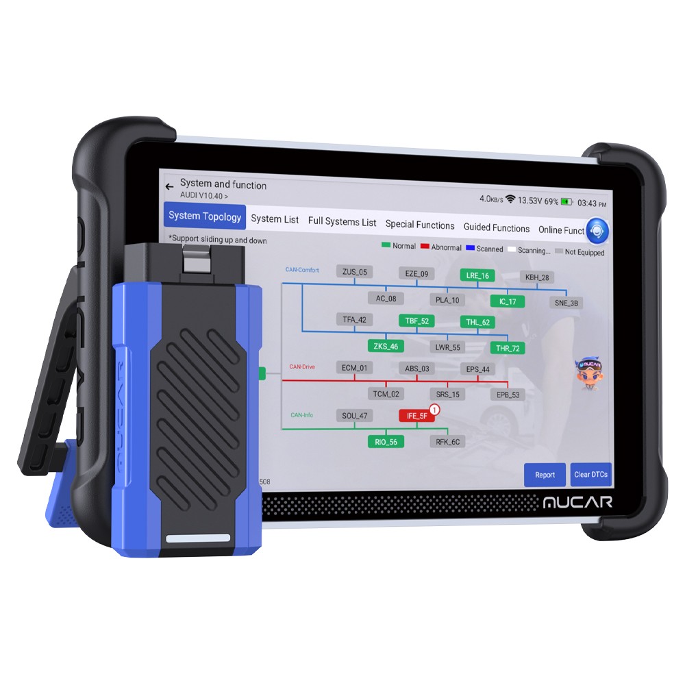 2026 MUCAR 892BT PRO J2534 & Topology Mapping Bidirectional Scanner Diagnostic
