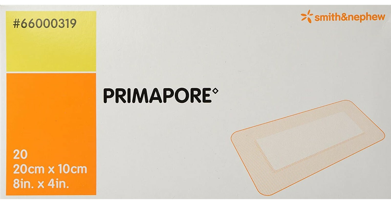 *20-Pieces* Smith & Nephew Primapore Adhesive Wound 8\