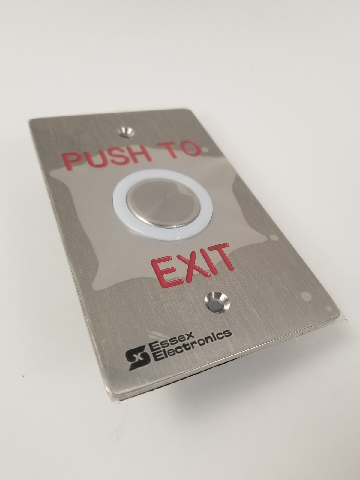 Essex Electronics PEB-2S Red Push to Exit Button 12-24 VDC NEW