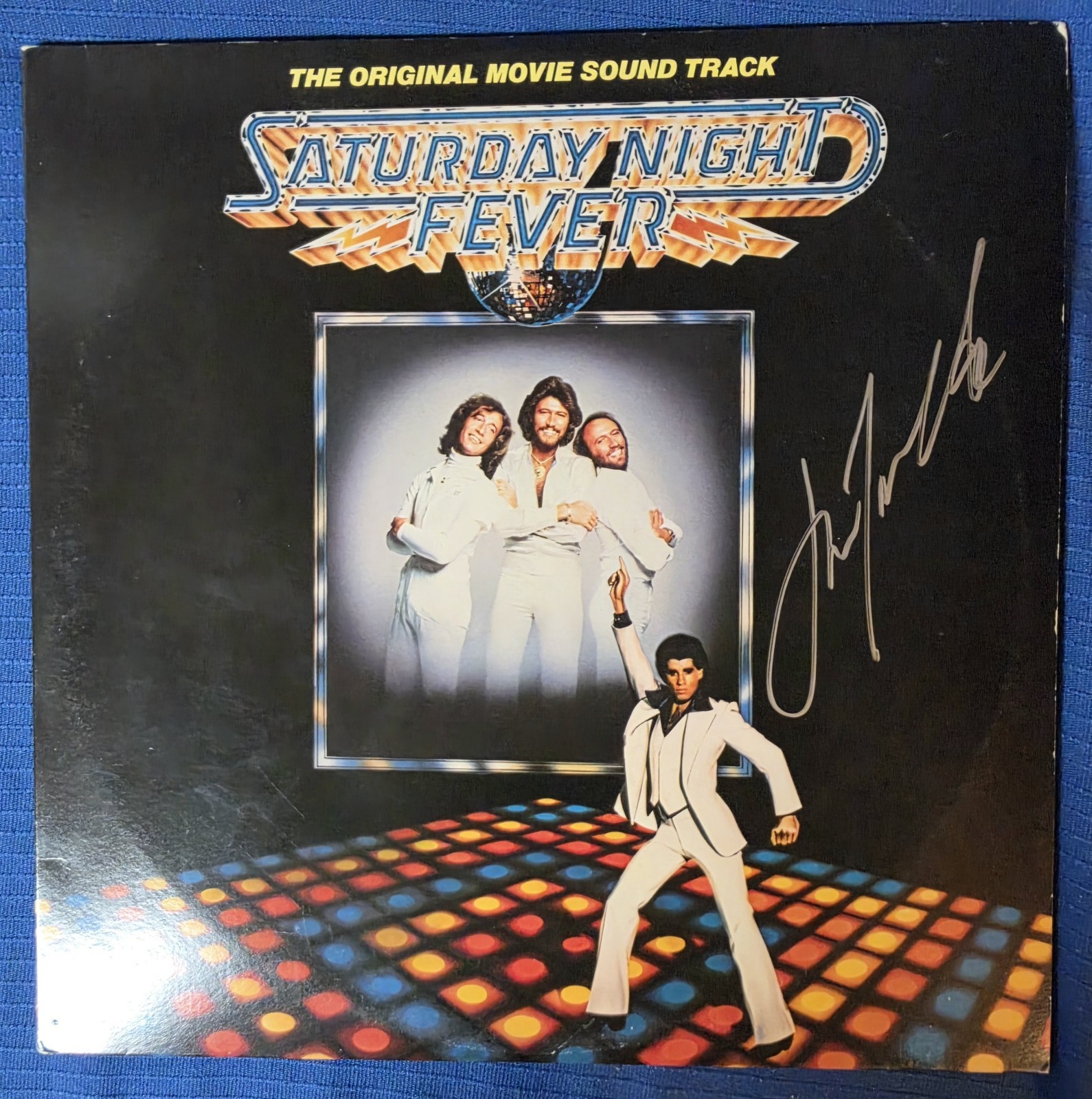 JOHN TRAVOLTA SIGNED Autographed SATURDAY NIGHT FEVER AUTOGRAPH BEE GEES JOHN TRAVOLTA SIGNED Autographed SATURDAY NIGHT FEVER AUTOGRAPH BEE GEES