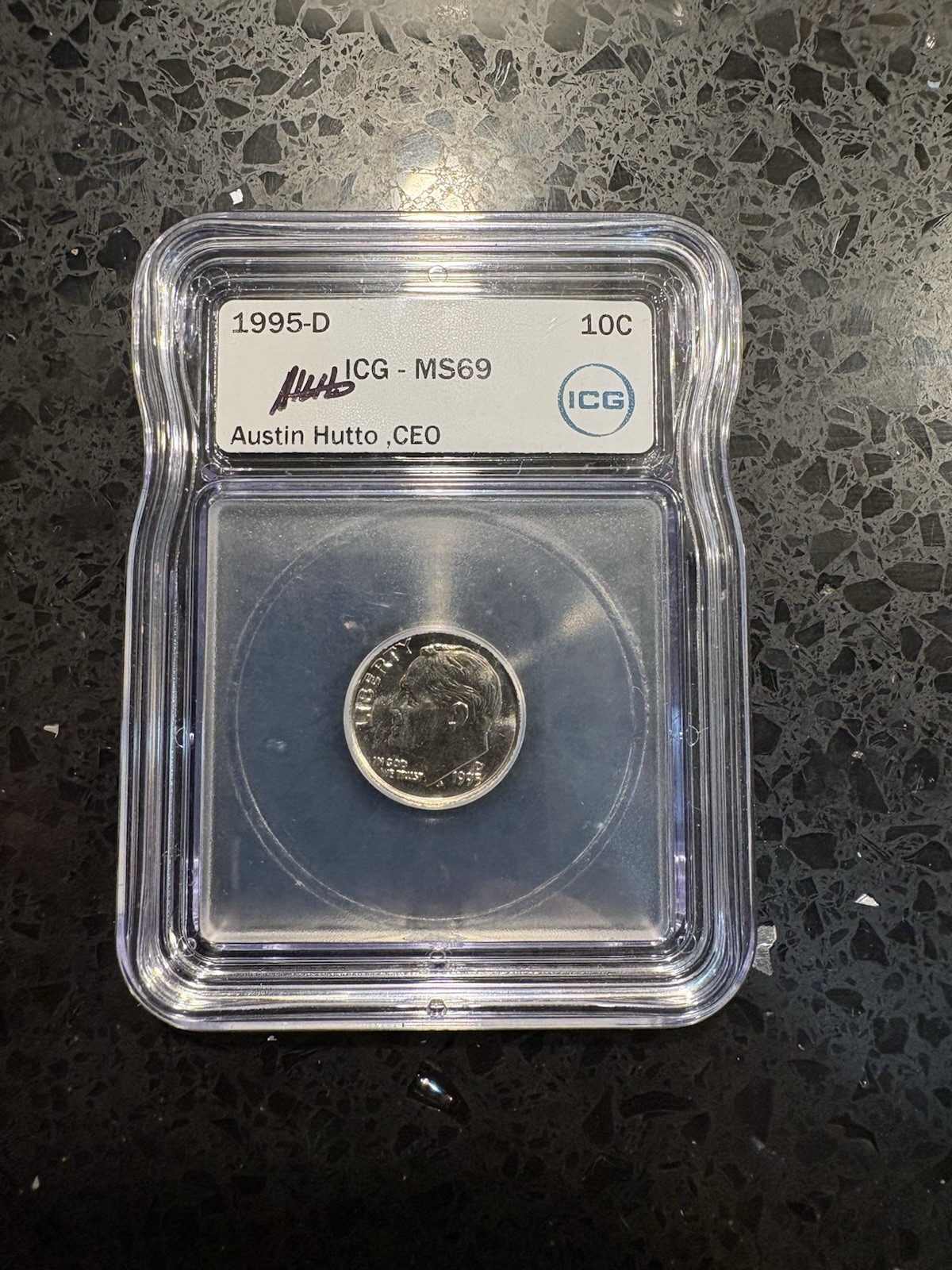 ICG MS69 1995-D Roosevelt Dime - BEST OFFER ACCEPTED - ICG MS69 1995-D Roosevelt Dime - BEST OFFER ACCEPTED -