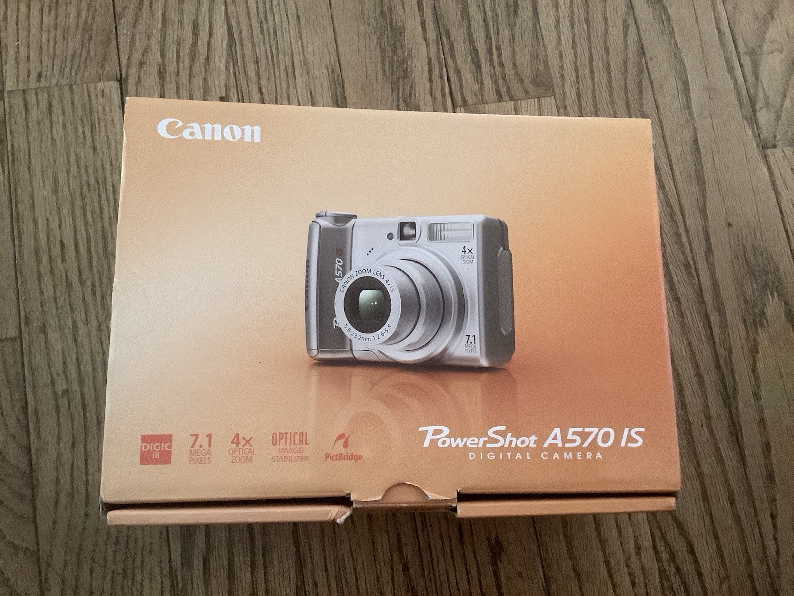Canon PowerShot A570 IS 7.1MP Digital Camera 4x Zoom In Original Box W/ Manual Canon PowerShot A570 IS 7.1MP Digital Camera 4x Zoom In Original Box W/ Manual