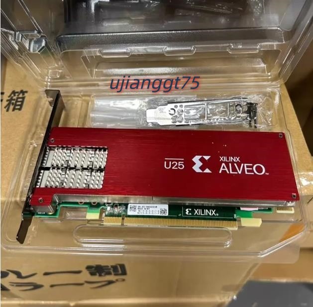 Xilinx Alveo A-U25 25G Accelerator NIC A-U25-P06G-PQG-014 / 02JK822 Xilinx Alveo A-U25 25G Accelerator NIC A-U25-P06G-PQG-014 / 02JK822