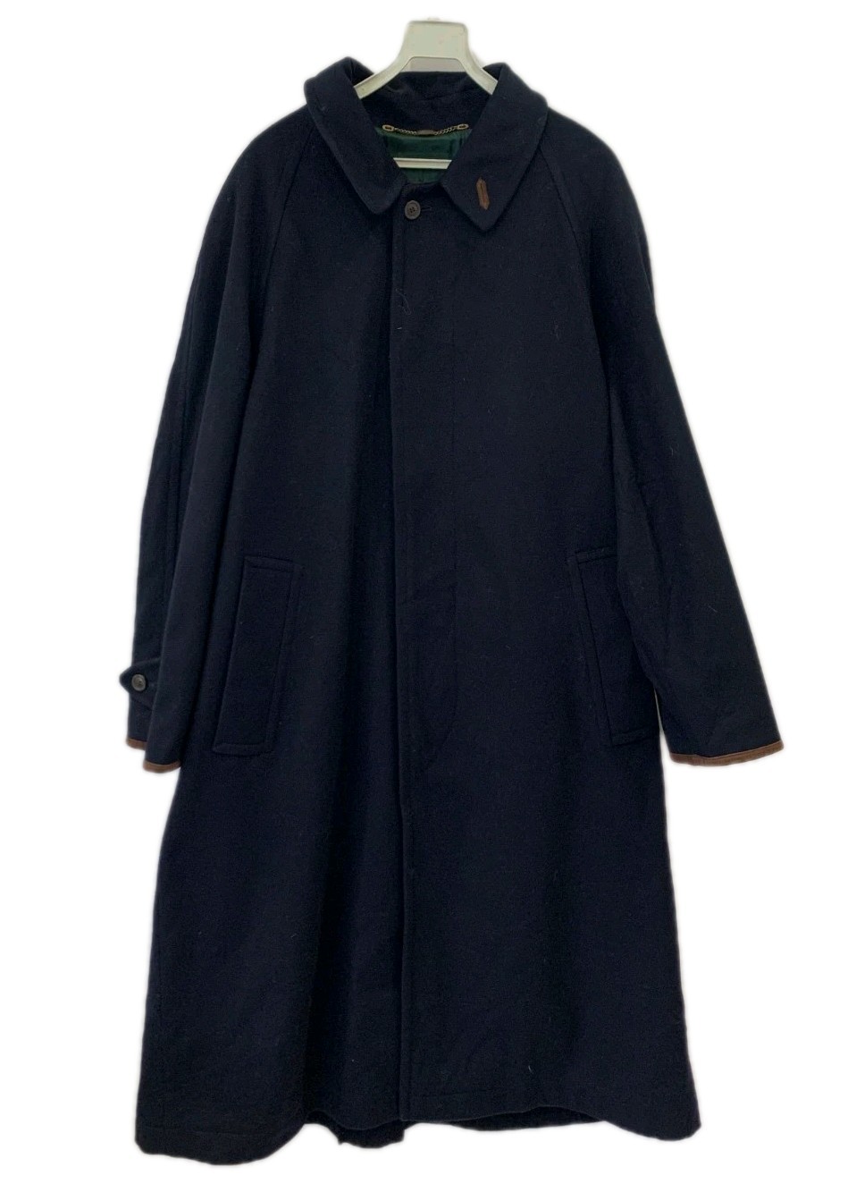Schneiders Salzburg Town & Country Loden Coat Navy Alpaca Virgin Wool 40R #218