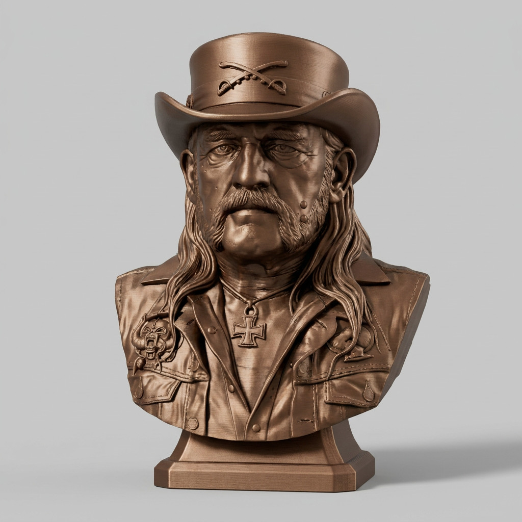 Lemmy Kilmister Bronze-Effect Bust – Motörhead Legend