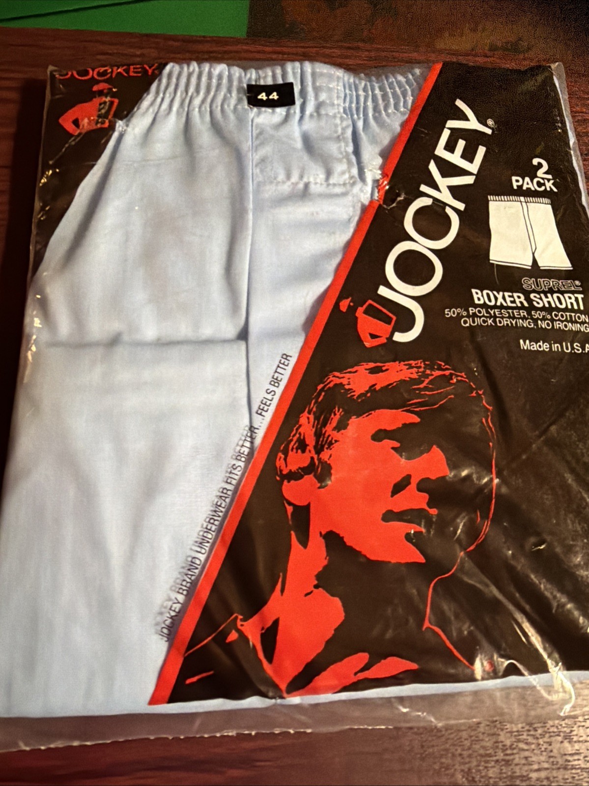 Vintage 1983 Jockey Full Cut Boxer Short 2 Pack Size 44 New Old Stock NOS USA Vintage 1983 Jockey Full Cut Boxer Short 2 Pack Size 44 New Old Stock NOS USA