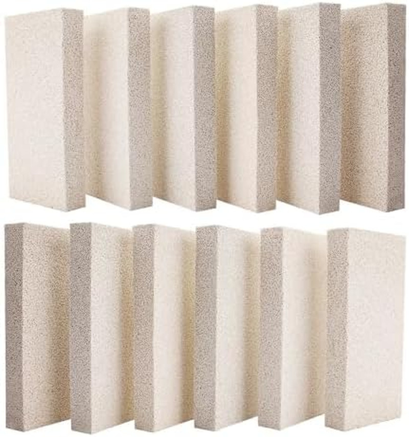 12 Pieces Insulating Fire Brick for Ovens, Kilns, Fireplaces, Forges 9