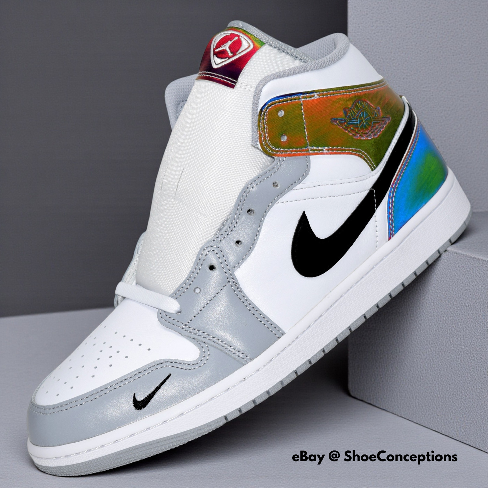 Nike Air Jordan 1 Mid SE Heatwave Black White Wolf Gray IV2416-902 Mens Size NEW Nike Air Jordan 1 Mid SE Heatwave Black White Wolf Gray IV2416-902 Mens Size NEW