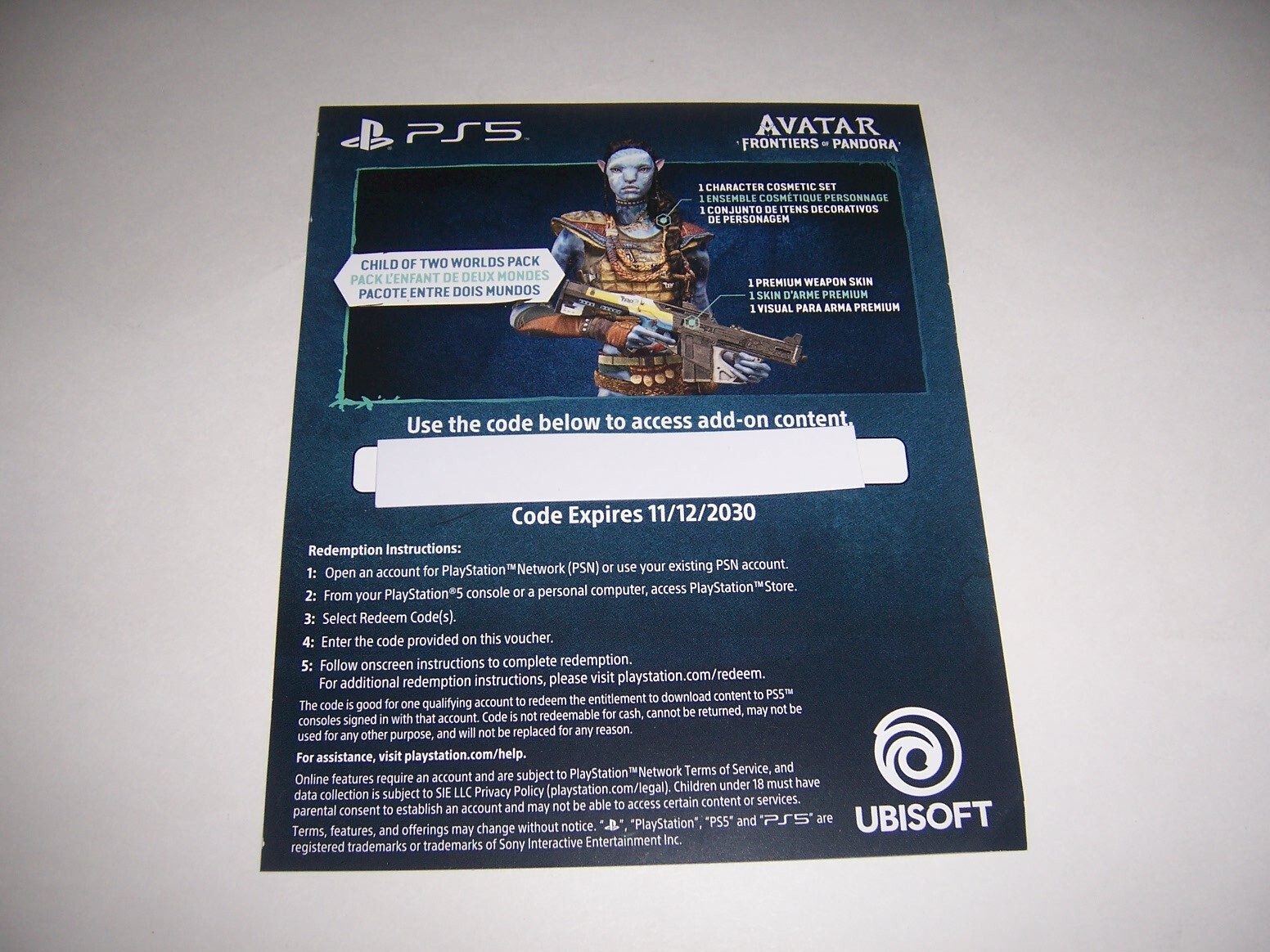 Avatar Frontiers of Pandora Child of Two Worlds Bonus DLC PlayStation 5 PS5 Avatar Frontiers of Pandora Child of Two Worlds Bonus DLC PlayStation 5 PS5