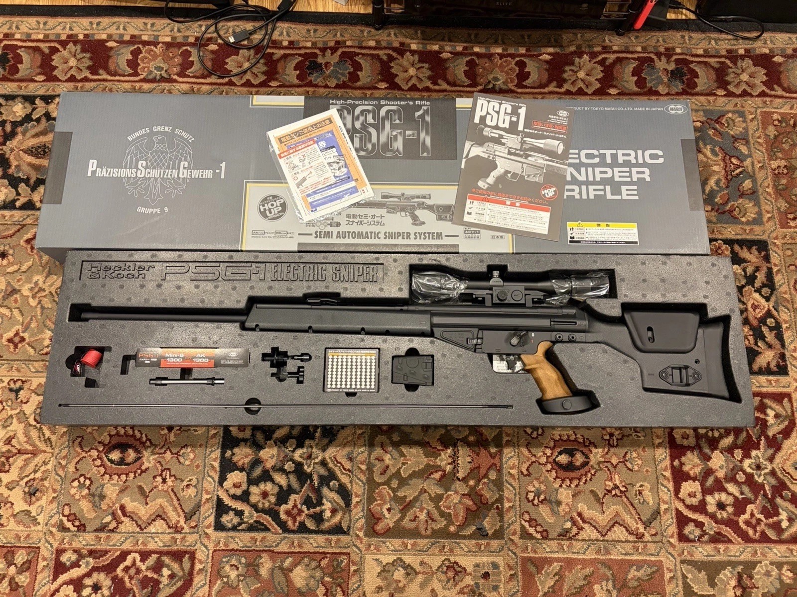 BRAND NEW-2026 Production Tokyo Marui PSG-1 Airsoft AEG Sniper Rifle BRAND NEW-2026 Production Tokyo Marui PSG-1 Airsoft AEG Sniper Rifle