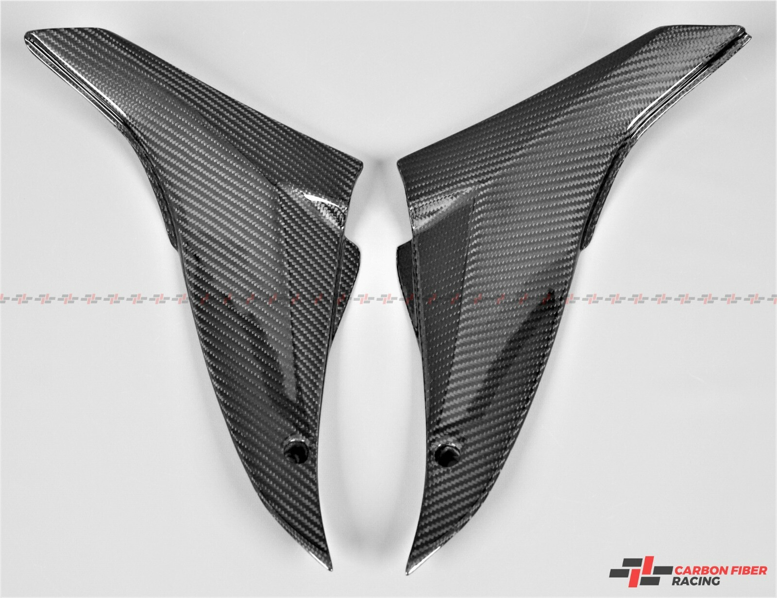 2008-2010 Kawasaki Ninja ZX-10R Tank Side Panels - 100% Carbon Fiber 2008-2010 Kawasaki Ninja ZX-10R Tank Side Panels - 100% Carbon Fiber