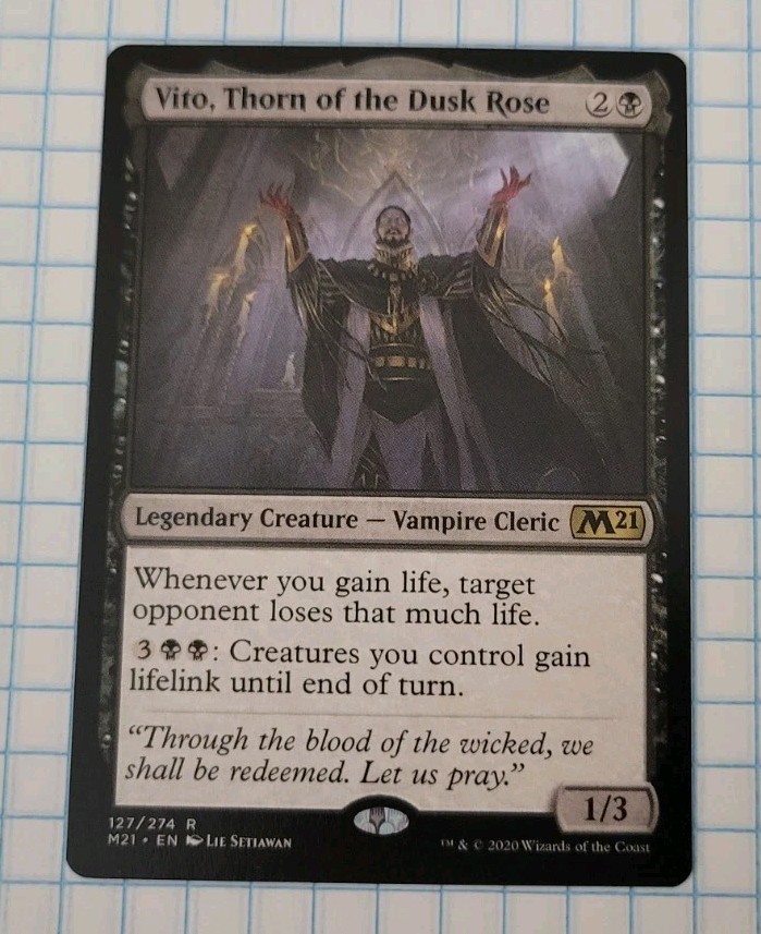 MTG - Vito, Thorn of the Dusk Rose - Core Set 2021 Regular 127 R M21