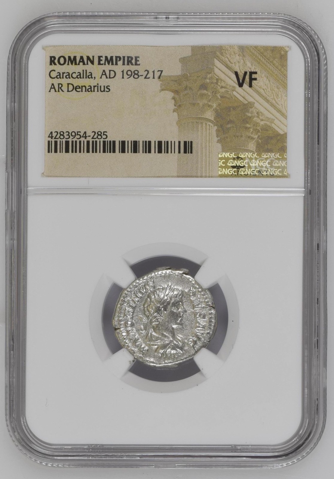 NGC VF Denarius Caracalla AD198-217 NGC Ancients Certified - Very Fine Roman