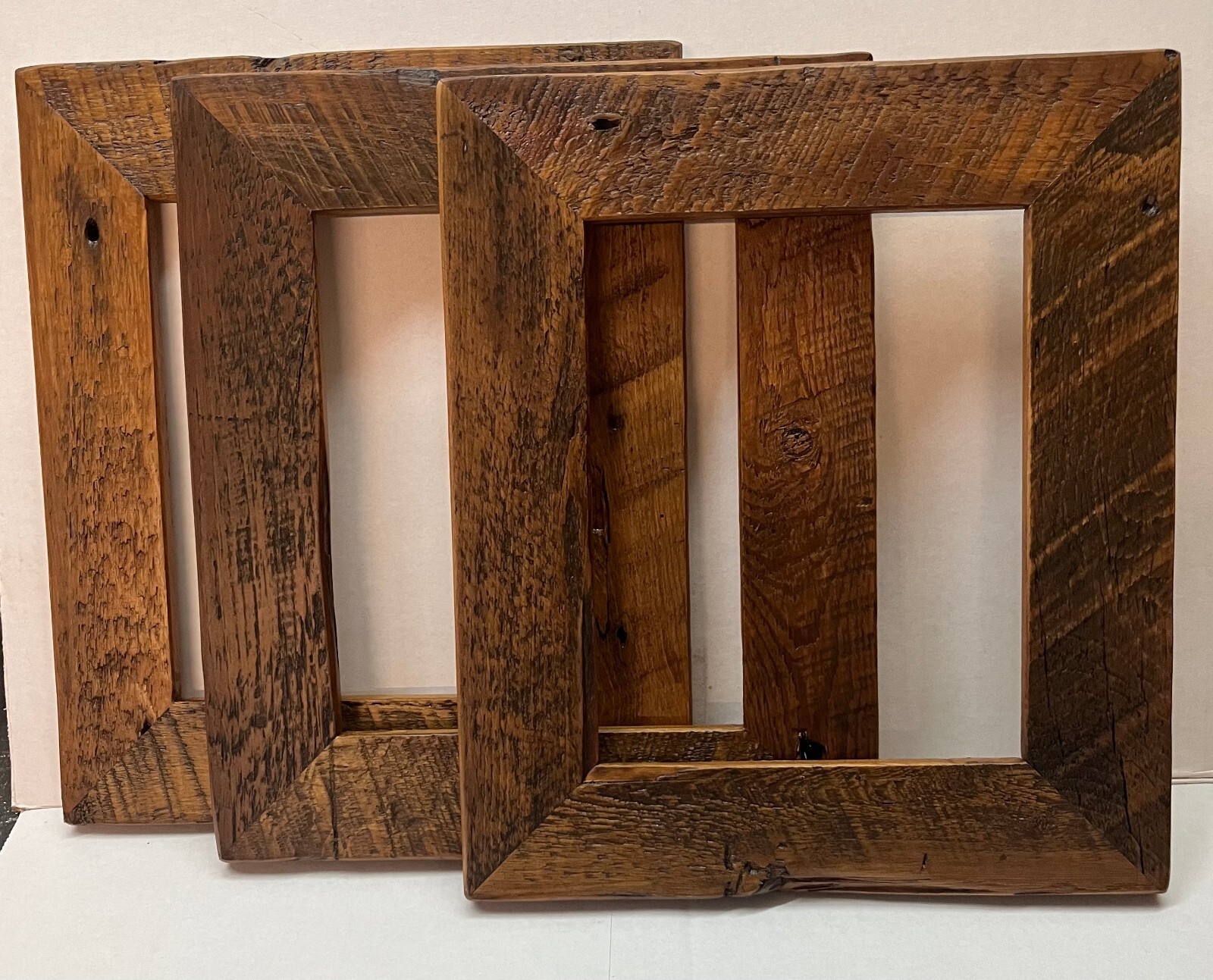 3 reclaimed wood 4x6 picture frame