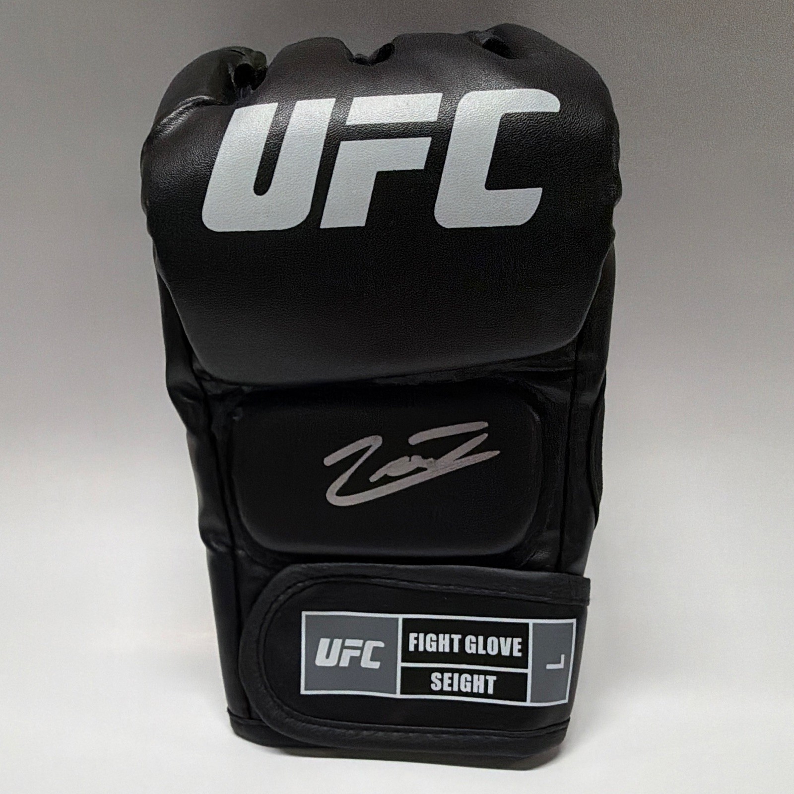 Autographed Signed Jean Silva Fighting Nerds UFC MMA Black Glove Authenic Autographed Signed Jean Silva Fighting Nerds UFC MMA Black Glove Authenic