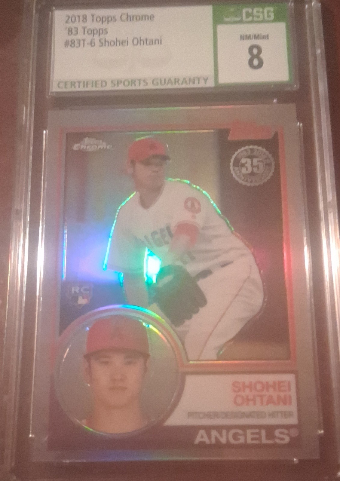 2018 Topps Chrome - 1983 Topps Refractor Shohei Ohtani #83T-6 (RC)