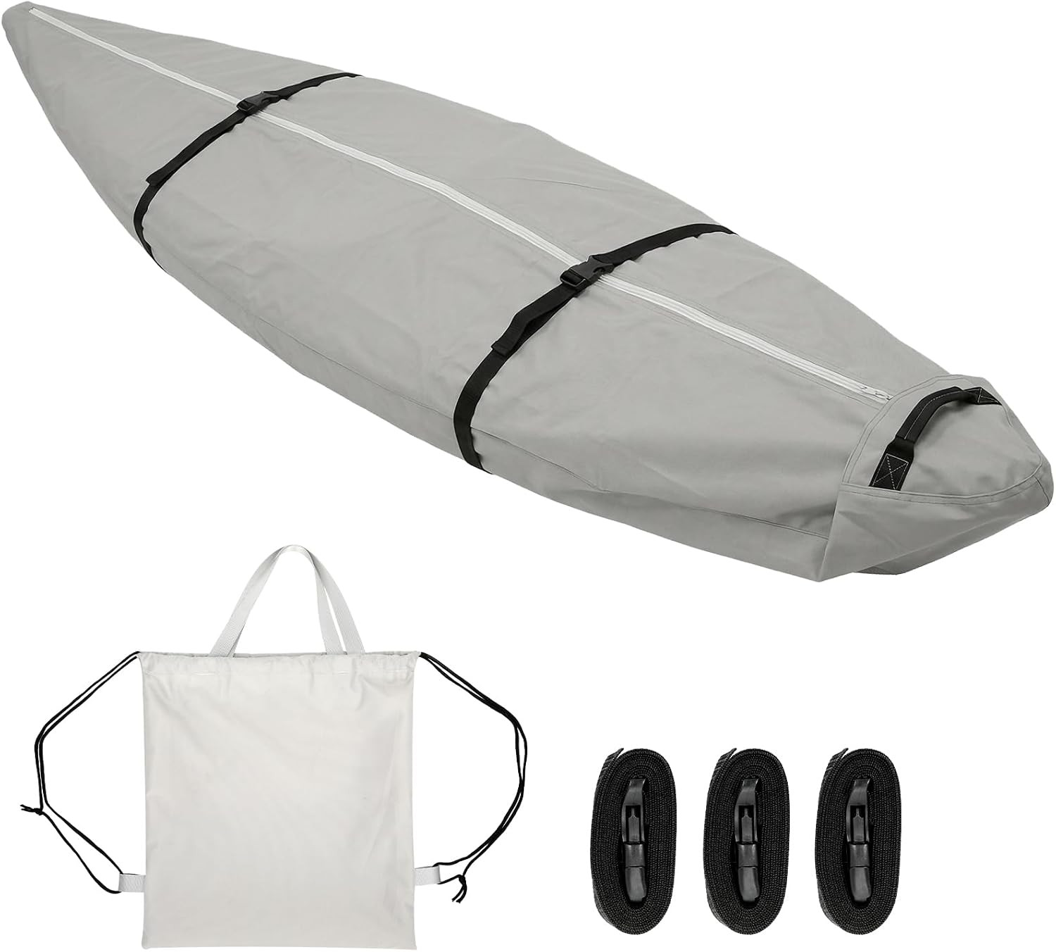 600D Marine Grade Kayak Canoe Cover, Waterproof UV Tear Fade Resistant 600D Marine Grade Kayak Canoe Cover, Waterproof UV Tear Fade Resistant