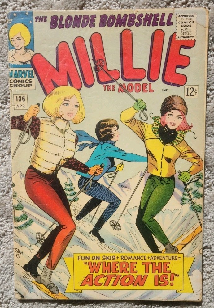 Millie the Model # 136 1966 (GD/VG 3.0) .