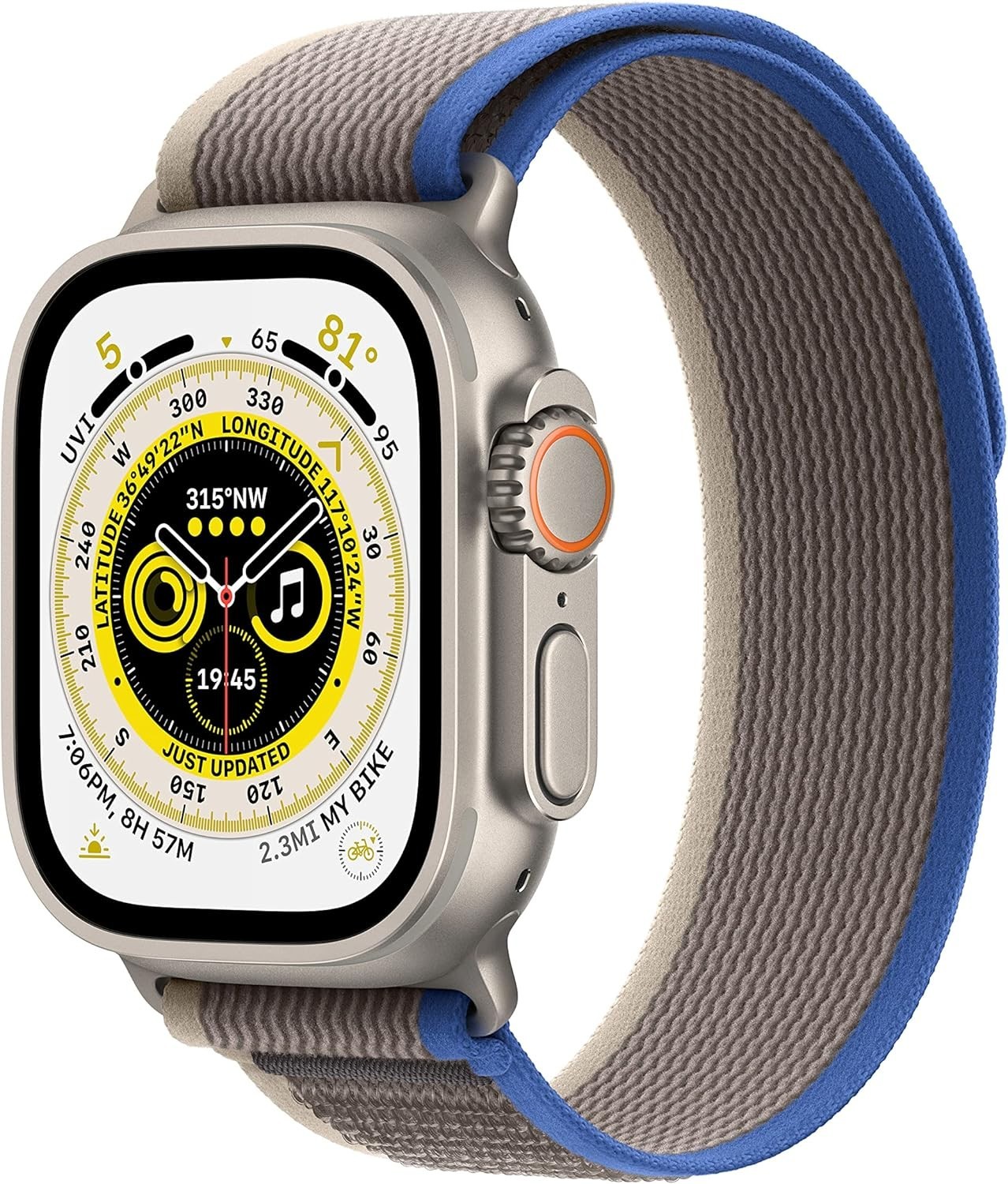 Apple Watch Ultra 1st GPS & Cellular Unlocked 49mm Titanium US Version Excellent