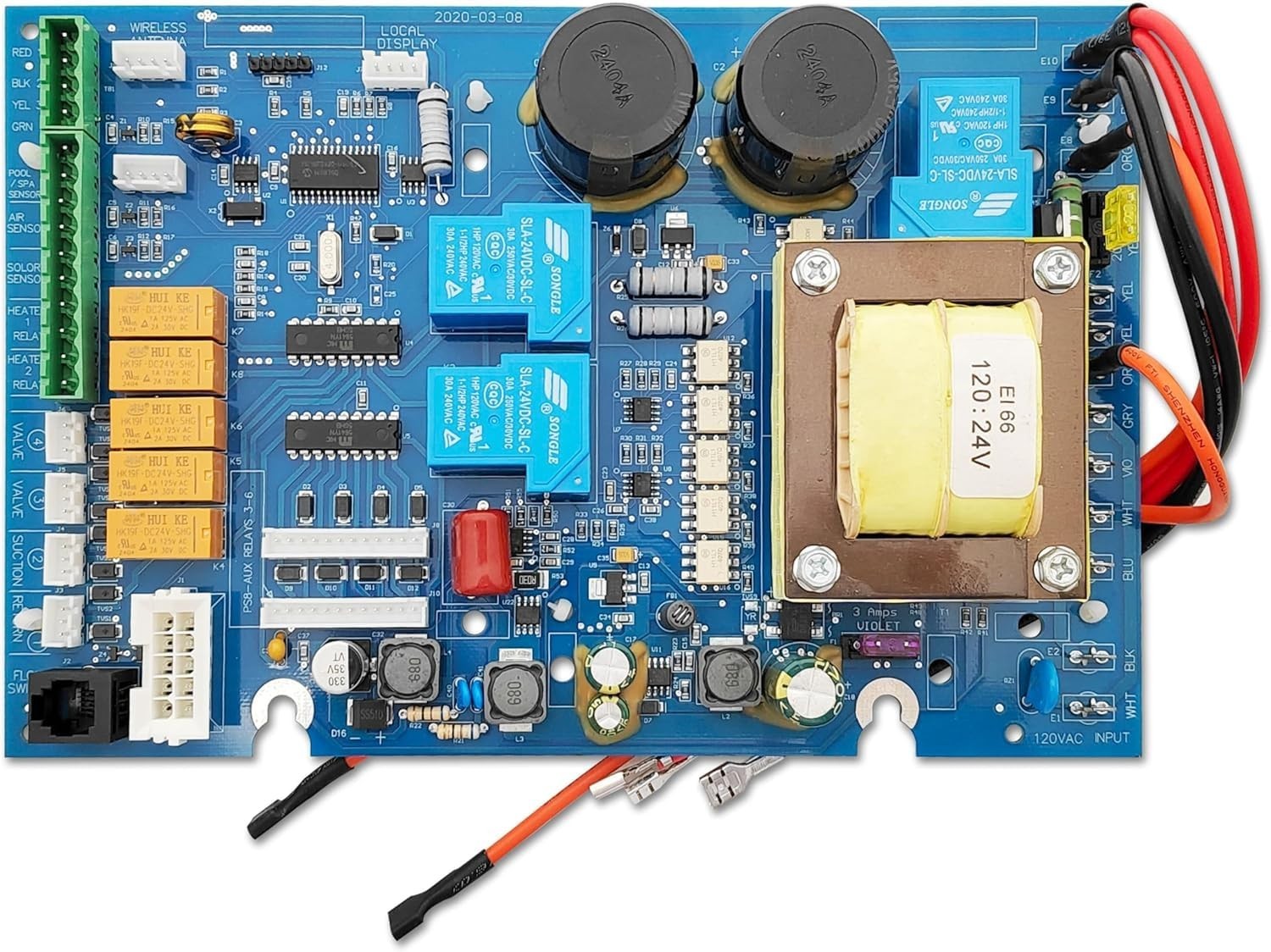 GLX-PCB-Main Main PCB Replacement for Hayward Goldline AquaLogic GLX-PCB-Main Main PCB Replacement for Hayward Goldline AquaLogic
