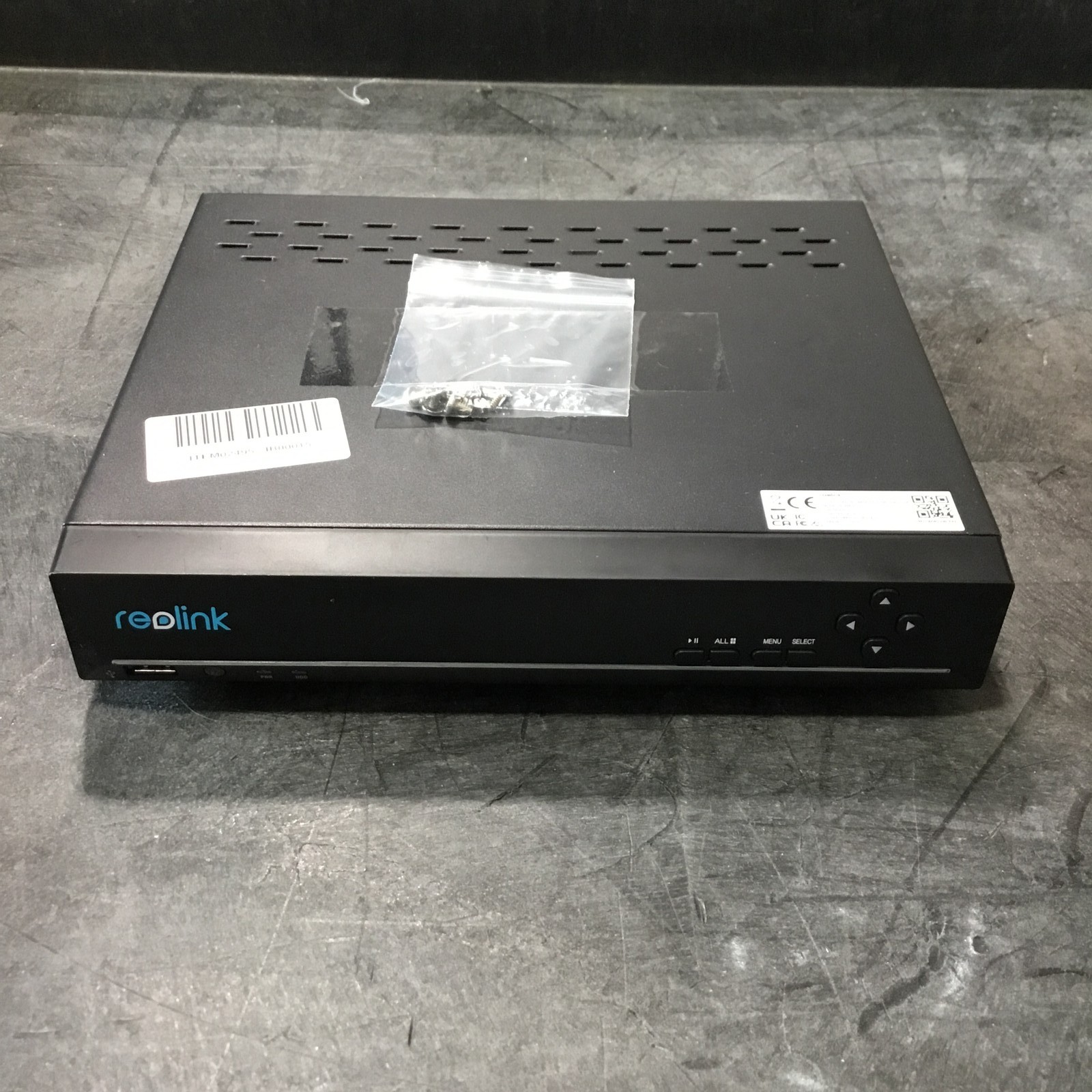 Reolink RLN8-410 8 Channel PoE Network Video Recorder NVR Tested Working No HDD