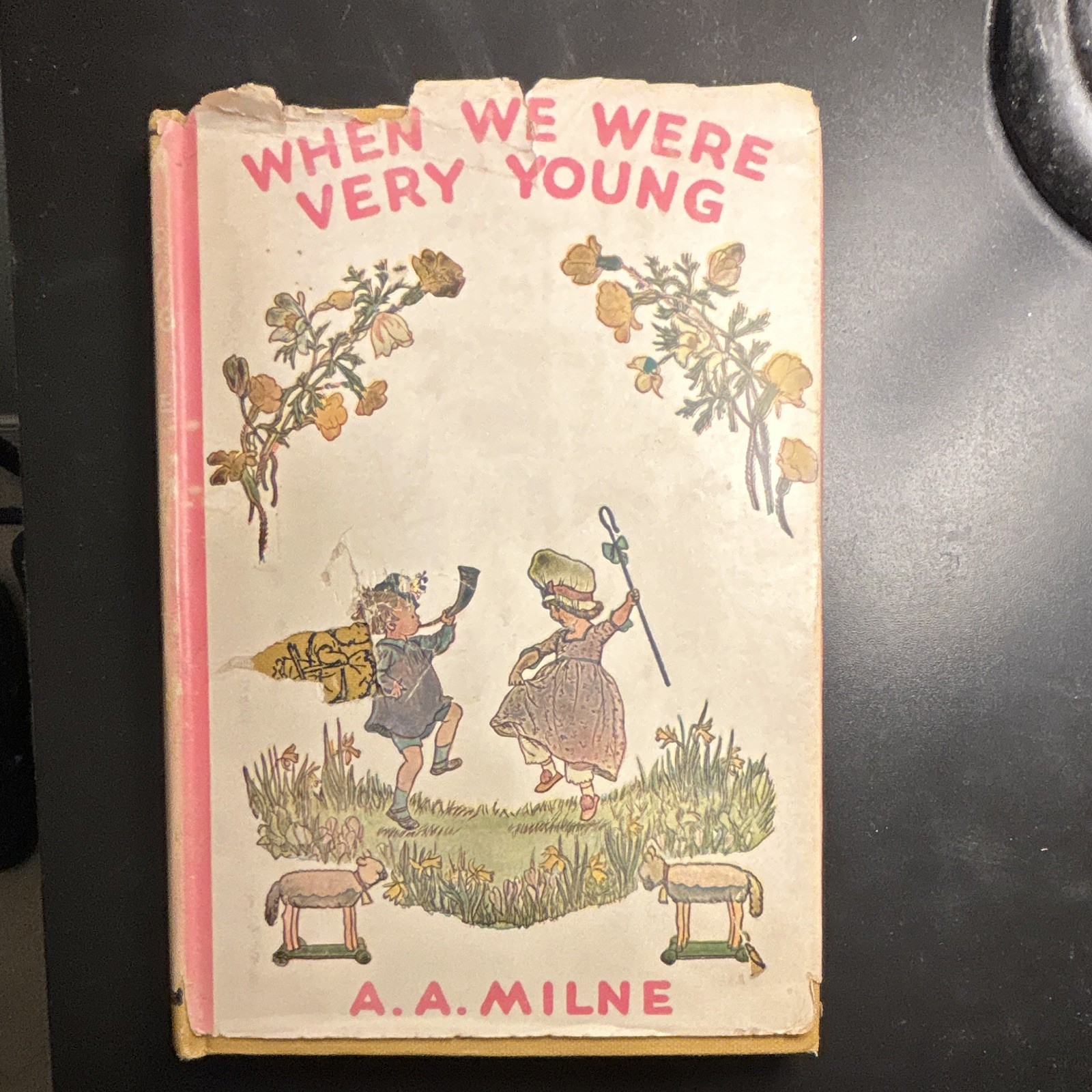 Vintage 1944 When We Were Very Young A.A. Milne Hardcover 234th Print DuttonWWII