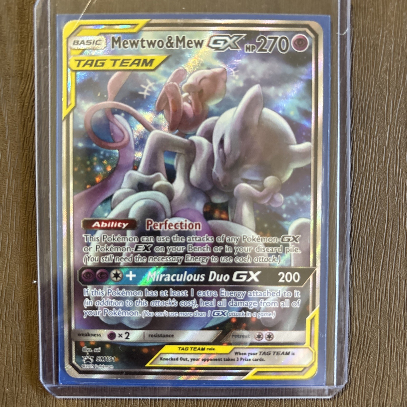 Mewtwo & Mew GX SM191 Sm Holo Mewtwo & Mew GX SM191 Sm Holo