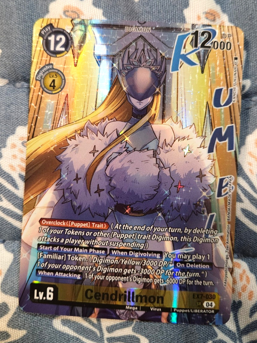 Cendrillmon Alt Art Debugger Set Liberator EX7-030 - Digimon Cendrillmon Alt Art Debugger Set Liberator EX7-030 - Digimon