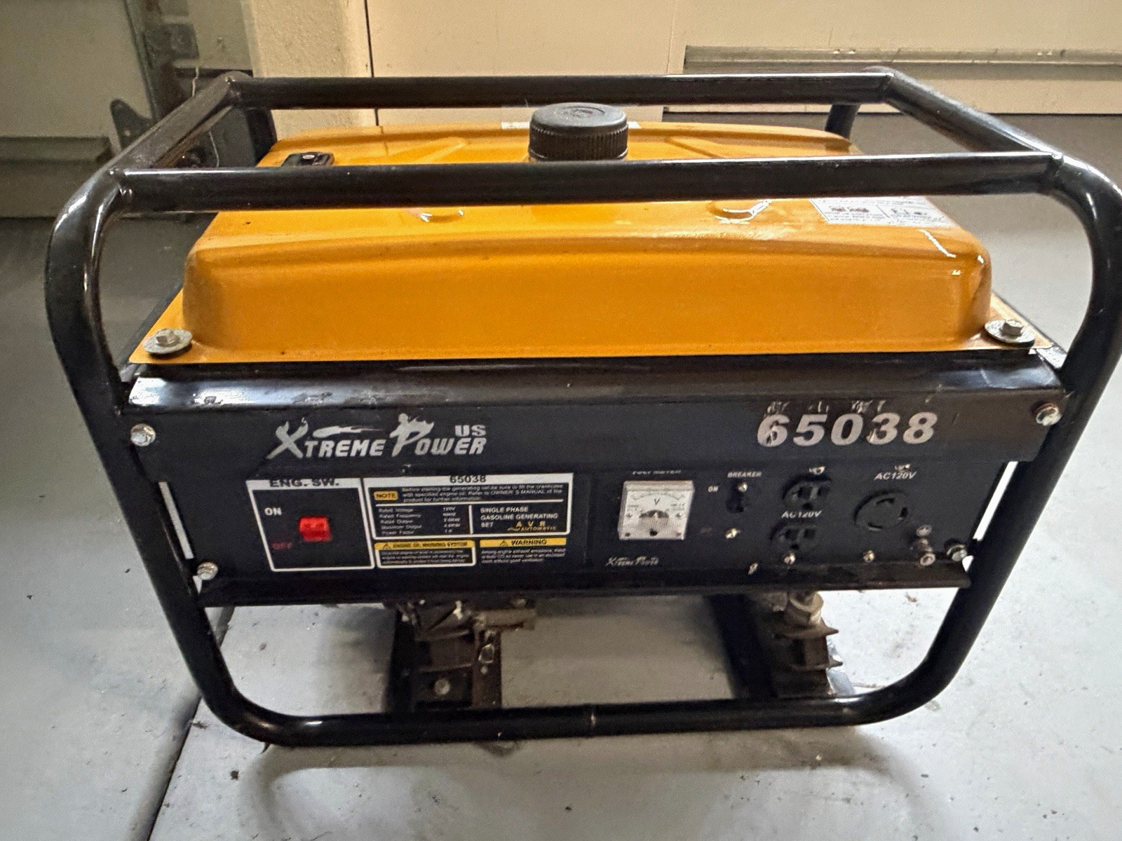 Xtreme Power US 4000W Gasoline Portable Generator 120V Home Backup 65038 Xtreme Power US 4000W Gasoline Portable Generator 120V Home Backup 65038