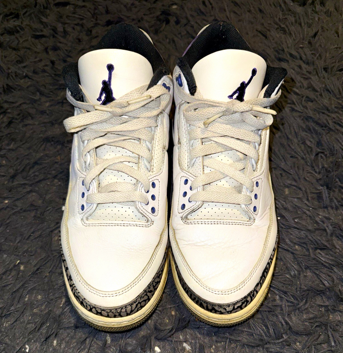 Jordan Air Jordan 3 Retro Dark Iris CT8532-105 Men’s Mid Top Lace-Up Sneaker Jordan Air Jordan 3 Retro Dark Iris CT8532-105 Men’s Mid Top Lace-Up Sneaker