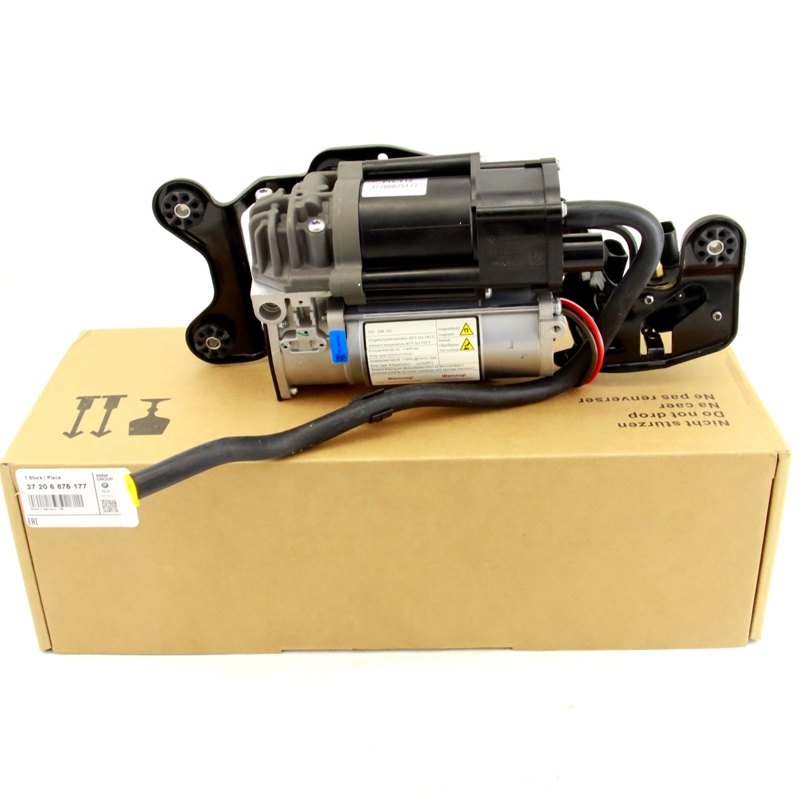 For BMW X5 (F15/F85) 2014-2018 Air Suspension Compressor Pump 37206875177 NEW US