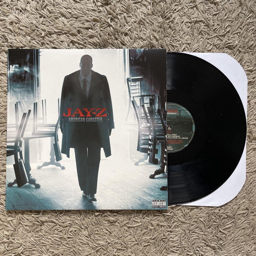 Jay-Z / American Gangster 2007 US Original 2LP Vinyl Roc A Fella Records NAS