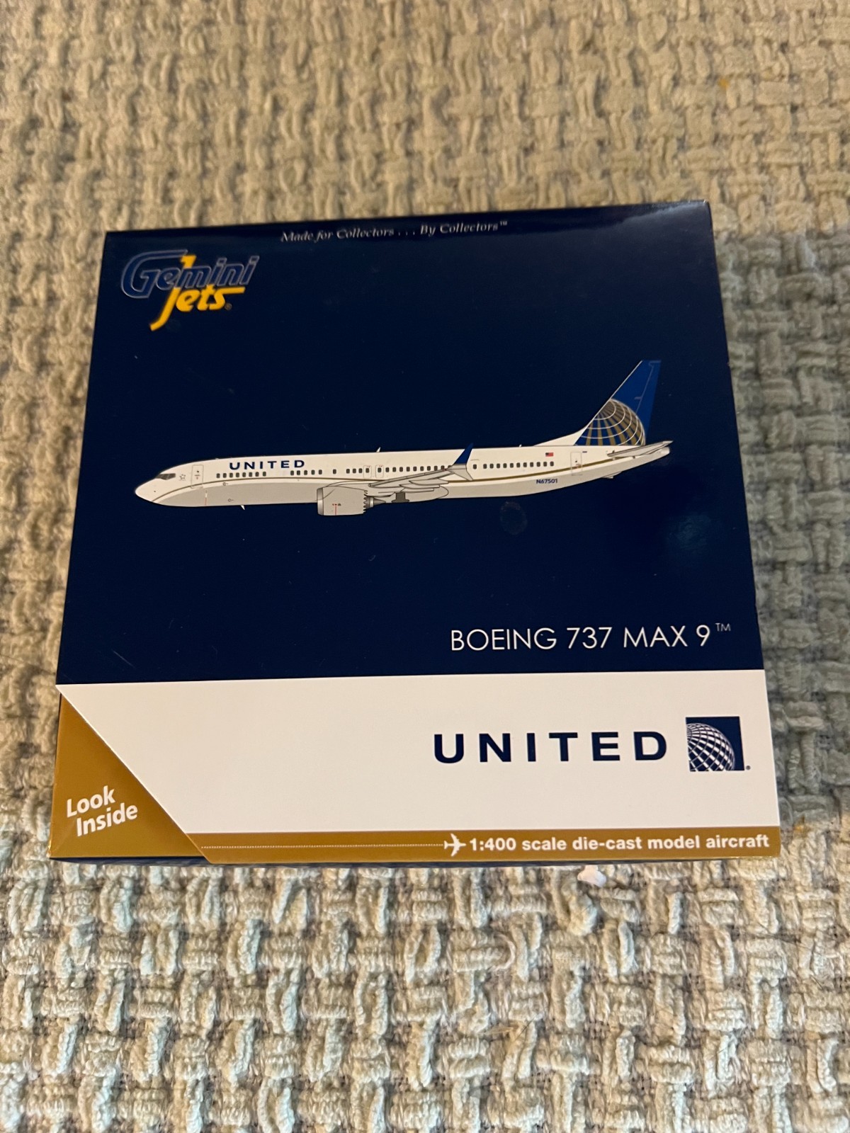 1/400 Gemini Jets Diecast United Boeing 737 Max 9 