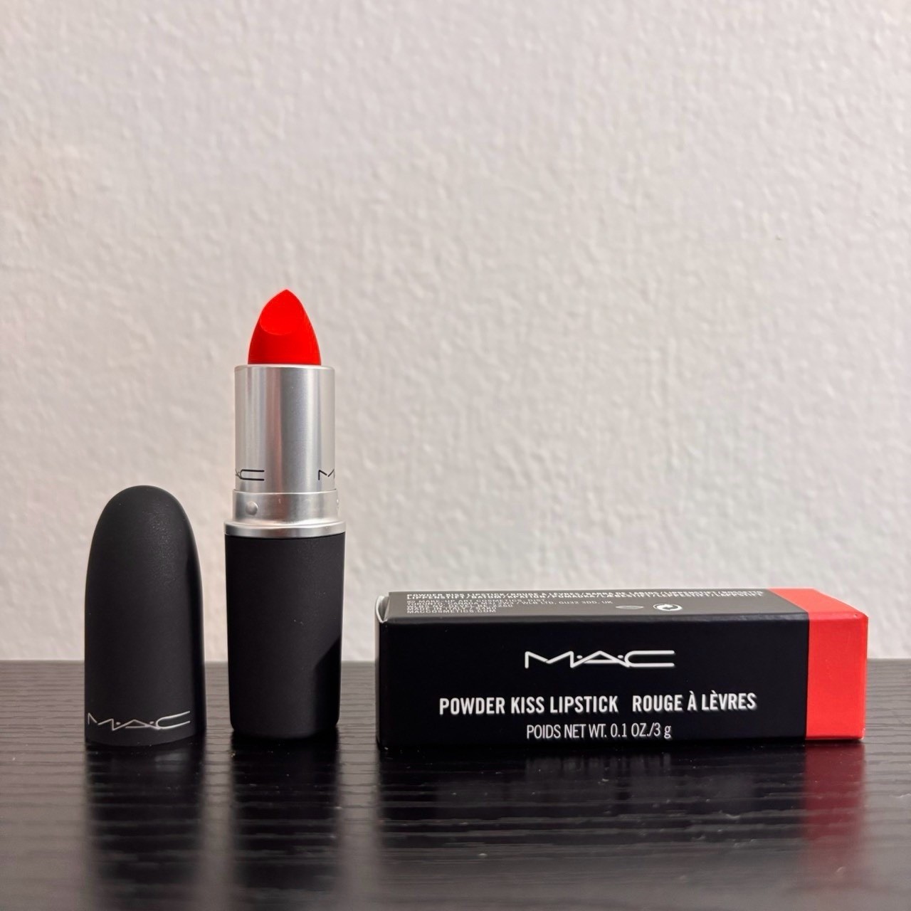 M.A.C Powder Kiss Lipstick - 303 Style Shocked - 0.1 oz / 3 g - New in Box M.A.C Powder Kiss Lipstick - 303 Style Shocked - 0.1 oz / 3 g - New in Box