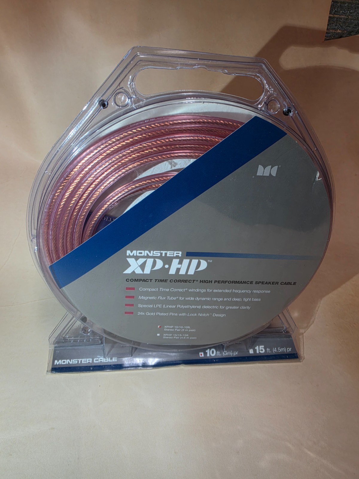 Monster XP HP High Performance Speaker Cables 10ft Pair Monster XP HP High Performance Speaker Cables 10ft Pair