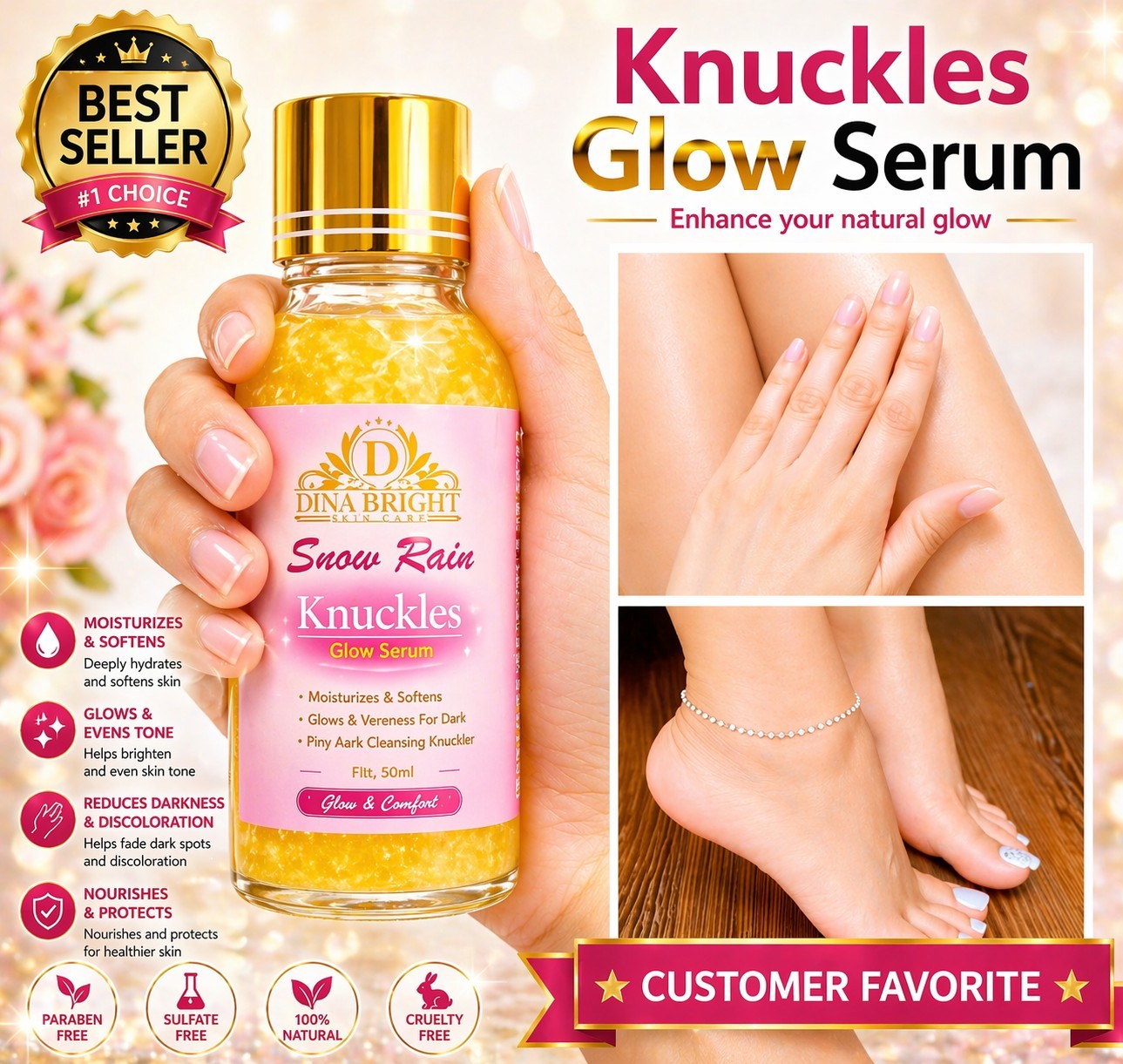 50x STRONG KNUCKLES SERUM 7DAYS FAST RESULTS FOR STUBBORN AREAS HANDS &FEET. 50x STRONG KNUCKLES SERUM 7DAYS FAST RESULTS FOR STUBBORN AREAS HANDS &FEET.