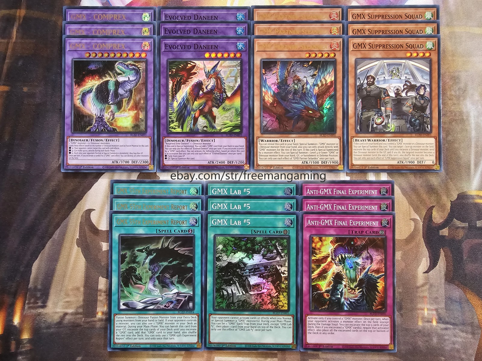 Yugioh GMX Deck Core 21 card BLZD-EN090 093 094 Comprex Partner Selandea Lab 5 Yugioh GMX Deck Core 21 card BLZD-EN090 093 094 Comprex Partner Selandea Lab 5