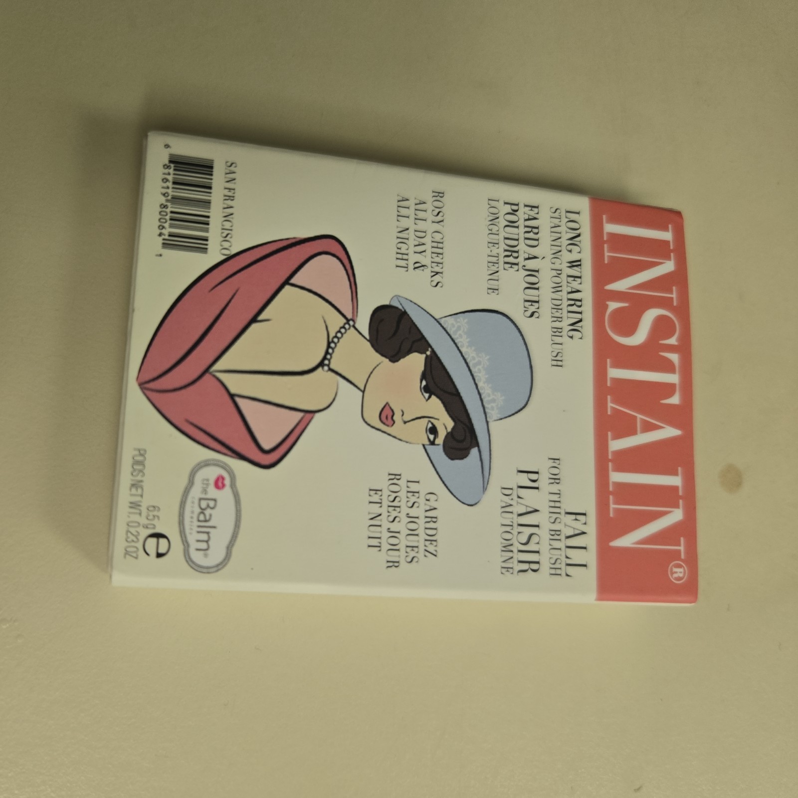 INSTAIN The Balm In Stain Blush, Toile Strawberry, 0.23 Oz INSTAIN The Balm In Stain Blush, Toile Strawberry, 0.23 Oz