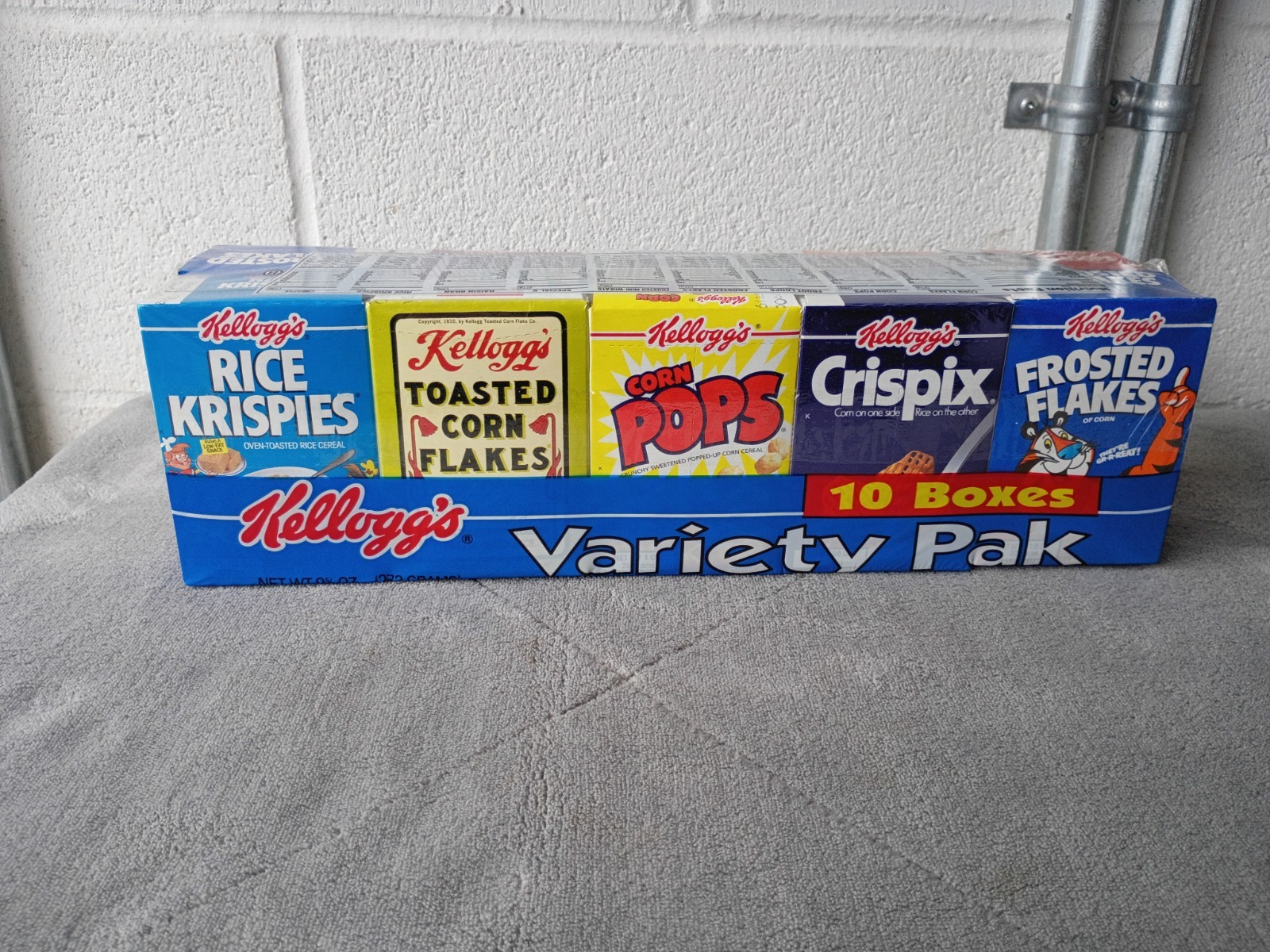 Vintage Kellogg's Variety Pak Breakfast Cereal Variety Pack 1994 Sealed Vintage Kellogg's Variety Pak Breakfast Cereal Variety Pack 1994 Sealed