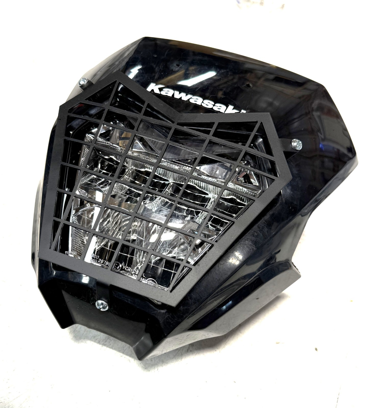 KLX300 KLX300SM 24-26 Headlight Protector Laser Cut steel screen
