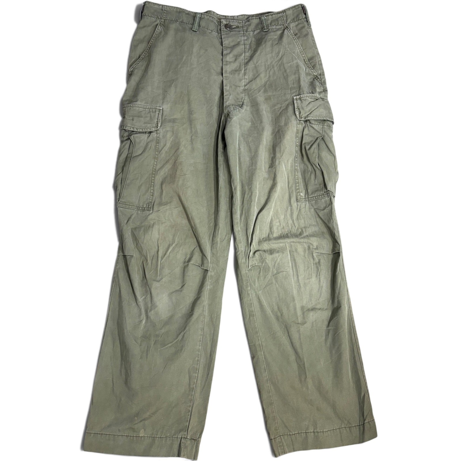 Vintage 1967 Vietnam Era OG 107 Cotton Poplin Tropical Combat Cargo Pants 31x31 Vintage 1967 Vietnam Era OG 107 Cotton Poplin Tropical Combat Cargo Pants 31x31