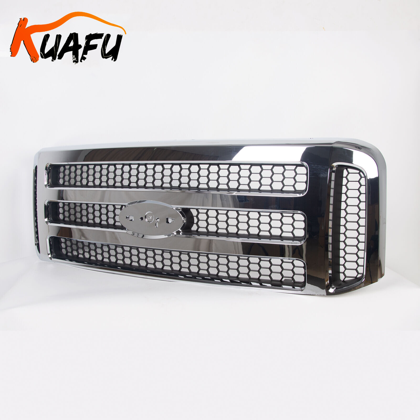 Grille For Ford 1999-2004 Super Duty F250 F 250 F350 F450 F550 Excursion Chrome Grille For Ford 1999-2004 Super Duty F250 F 250 F350 F450 F550 Excursion Chrome