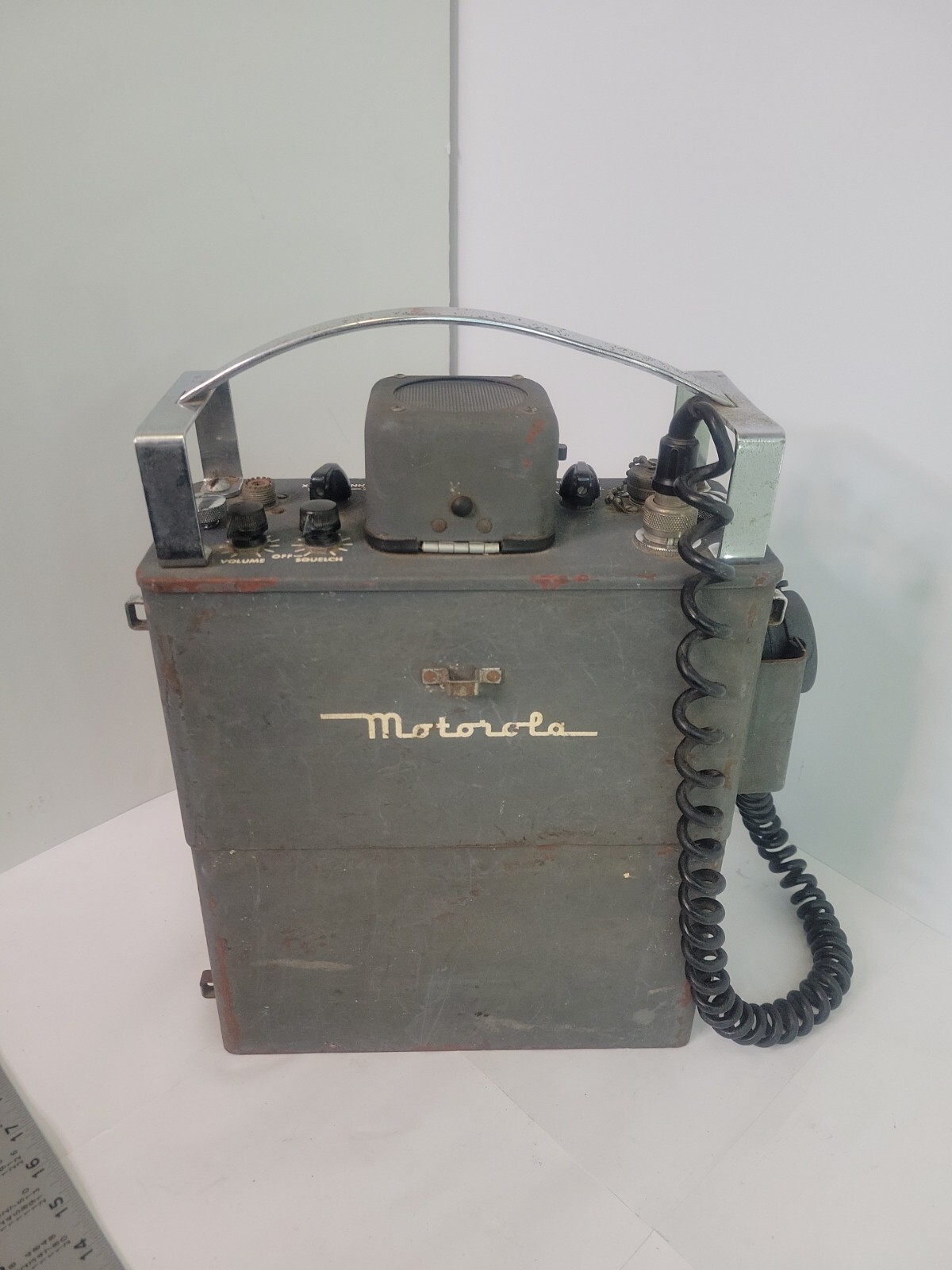 Vtg Ham Motorola Handie-Talkie Radiophone Pack P13-1AL 1940\'s War TA121 Radio Vtg Ham Motorola Handie-Talkie Radiophone Pack P13-1AL 1940\'s War TA121 Radio