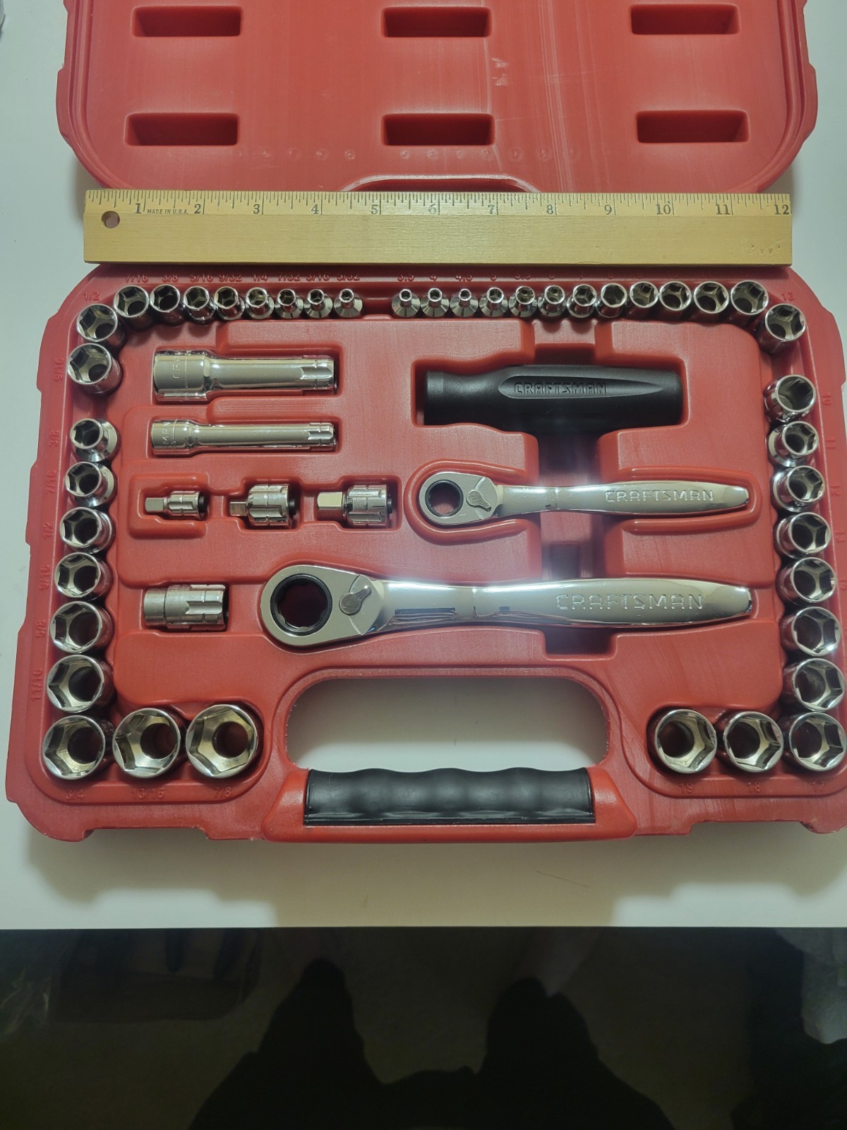 Sears CRAFTSMAN 51pc Max Axess Pass Thru Mechanic\'s Tool Set 29309 NOB